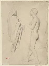 Studie voor "Dante en Vergilius"