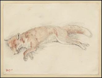 Studie voor "Dode Vos in het Bos"