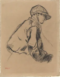 Studie van een jockey, ca.1884