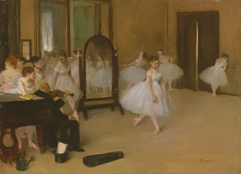 De dansles, ca. 1870