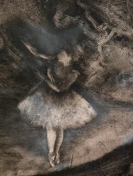 De Meester van Ballet (detail) (uitgevoerd in samenwerking met Ludovic Lepic). 1876