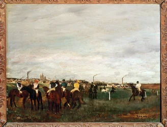 De races (olieverf op doek)