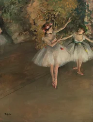 Twee Dansers op een Podium