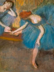 Twee rustende dansers (detail)
