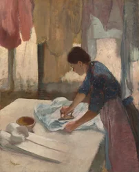 Vrouw die Strijkt