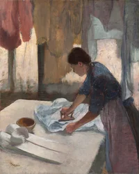 Vrouw die Strijkt