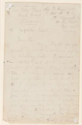 Brief aan een krantwedstrijdredacteur, 1914-18