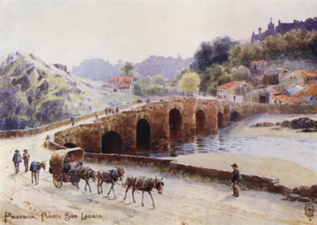 Noord-Spanje: Plasencia, Puente San Lazaro