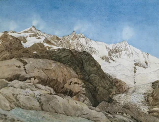De Mischabe Horner uit Saas-Fee, Wallis, Zwitserland