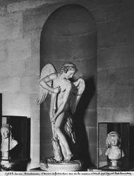 Cupido snijdt zijn boog uit de knots van Hercules, 1747-50