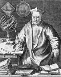 Christopher Clavius (1537-1612) Beierse astronoom en wiskundige, gravure