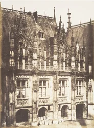 Fragment van het Paleis van Justitie, Rouen, 1852-1854