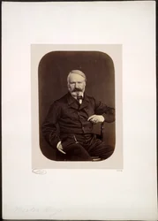 Portret van Victor Hugo op Guernsey