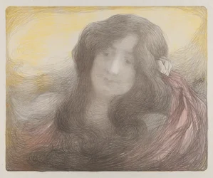 Meisje met Lang Haar, ca. 1898