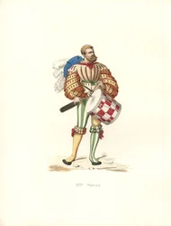 Duitse militaire trommelaar