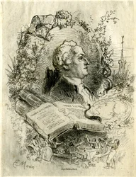Portret van Elie Catherine Freron (1718 -1776)