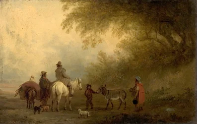 Zigeuners slaan kamp op