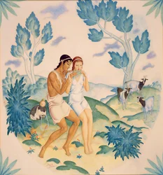 Het jonge paar, Daphnis en Chloe