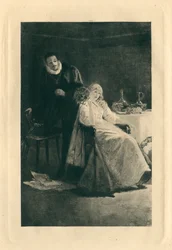 Voor Elizabethaanse liederen ter ere van liefde en schoonheid (litho)