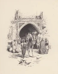 Illustratie voor De avond van St Agnes door John Keats (litho)