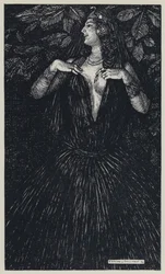 Illustratie voor A Dream of Fair Women and Other Poems