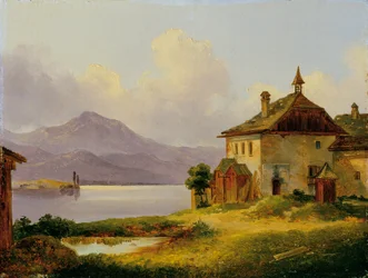 Huis aan het meer in Salzkammergut