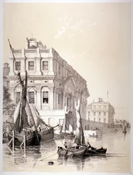 Het Koninklijk Marinehospitaal, Greenwich, Londen, 1838