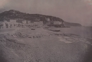Les Ponchettes in Nice, ca. 1855 (foto)