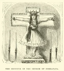 Het Kruisbeeld in de Kerk van Combapata