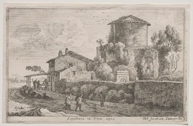 Diverse Zichten in en rond Rome: Graf langs de Via Appia