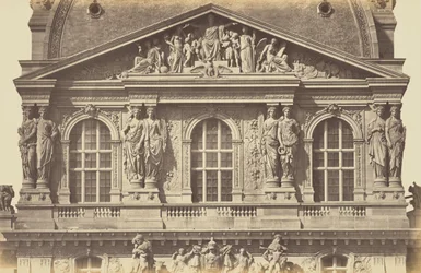 [De tweede verdieping van het Pavillon Richelieu, Louvre, Parijs]