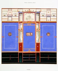 Muurschildering, Huis van de Dioscuri, Pompeii