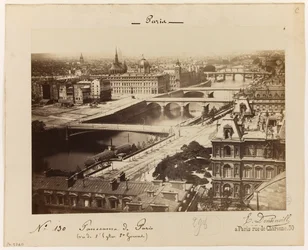 Gezicht op Parijs, ca. 1865-1900 (foto)