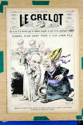 Omslag van Le Grelot, nummer 1109, Satirisch in Kleuren