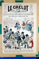Omslag van Le Grelot, nummer 1323, Satirisch in Kleuren