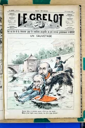Omslag van Le Grelot, nummer 1337, Satirisch in Kleuren