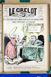 Omslag van Le Grelot, nummer 1478, Satirisch in kleuren