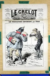 Omslag van Le Grelot, nummer 388, Satirisch in kleuren