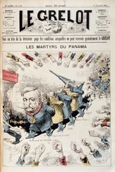 De Martelaren van Panama door Pépin - Omslag "The Grelot" van 27 nov