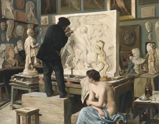De studio van mijn vader