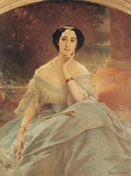 Portret van de Gravin van Hallez-Claparede, 1857