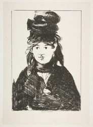 Berthe Morisot in het zwart, 1872-74