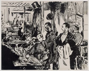 In het café (eerste versie)