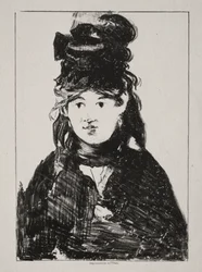 Portret van Berthe Morisot, 1872
