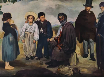 De oude muzikant, 1862