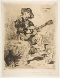 De Spaanse zanger