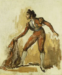 Jonge man in een stierenvechterskostuum, 1862
