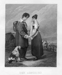 Het afscheid, ca. 1833
