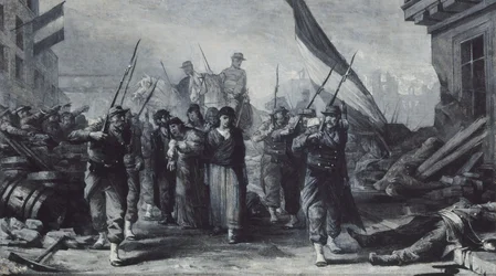 Brand van het stadhuis in 1871