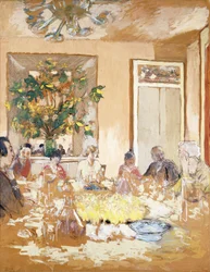 De Eetkamer in Kasteel Clayes